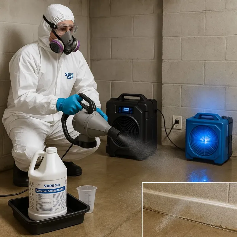 Sanitization and Odor Removal process in Marmet, WV